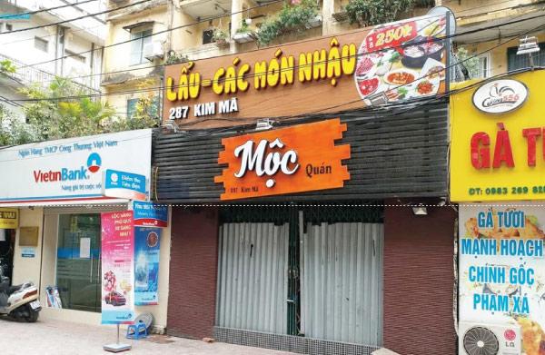 Biển quảng cáo đẹp tại quận Tây Hồ Hà Nội